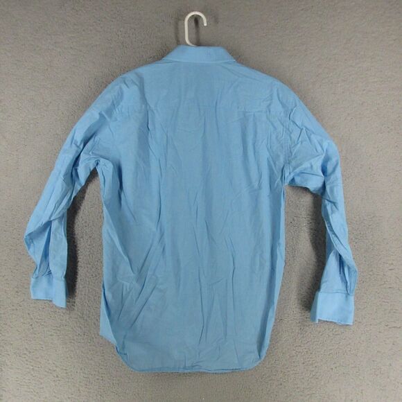 Donald Trump Shirt Mens 16.5x34/35 Blue Houndstooth Signature Collection - Picture 7 of 10